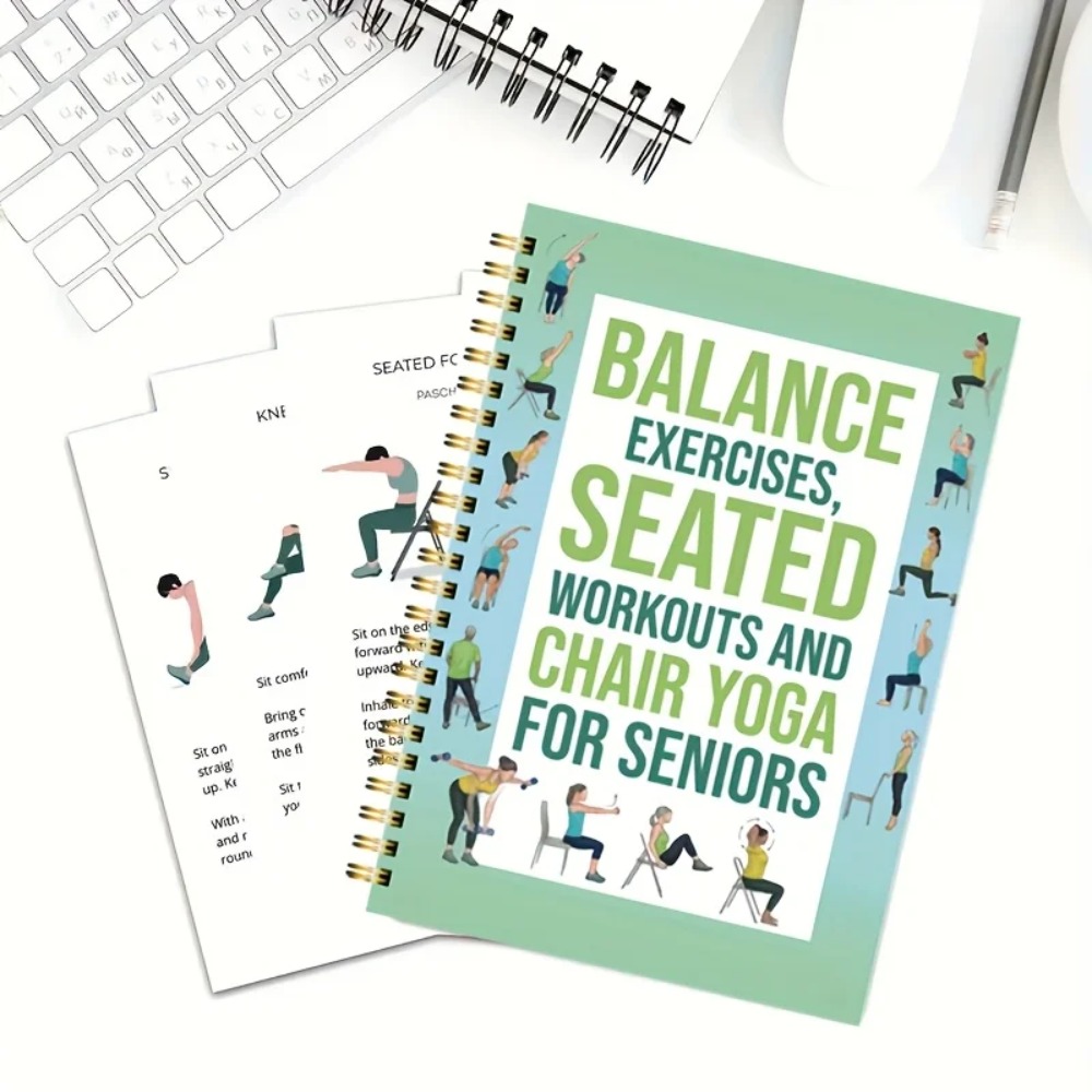 Yoga Fitness Journal - 노인을 위한 의자 요가 운동 노트